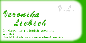 veronika liebich business card